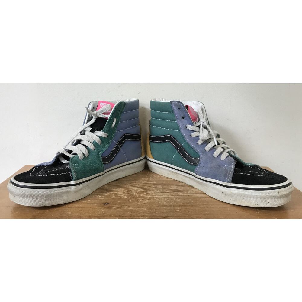 Vans Multicolor Patchwork Suede Leather Canvas Hi… - image 3